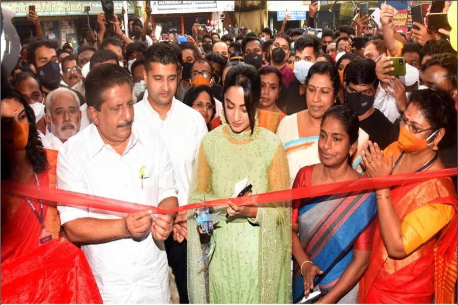 Kuravilangad Bosco Cinemas Multiplex inaugurated by Malayalam film actress Namitha Pramod