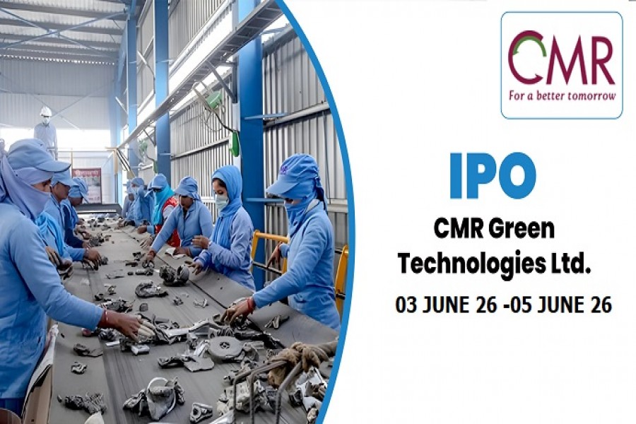 CMR Green Technologies Limited’s Initial Public Offer to open on June 3, 2026