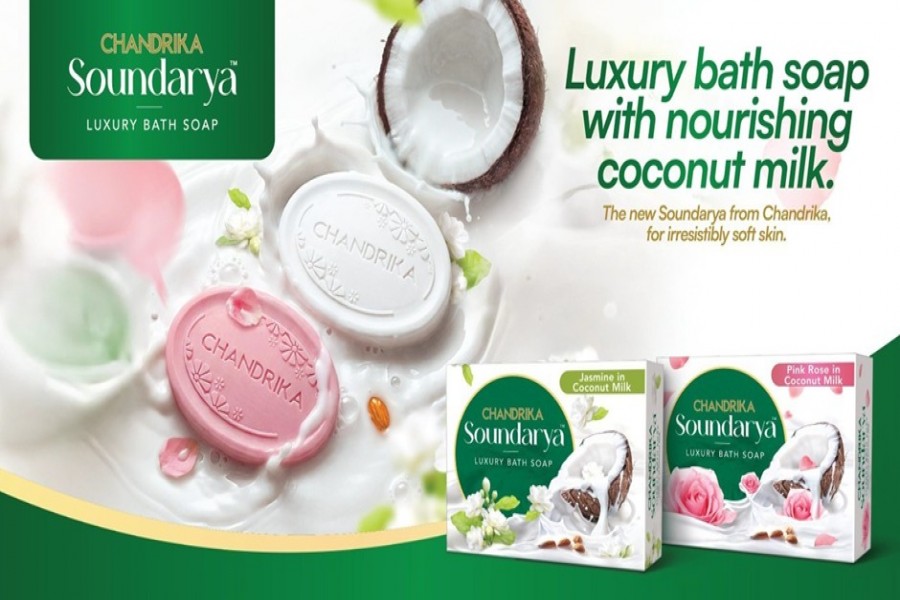 Chandrika launches Luxury Bat Soap 'Saundarya' 