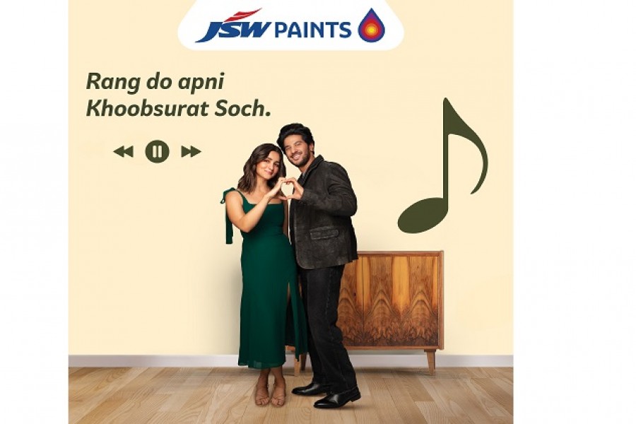 Dulquer Salmaan as JSW Paints South Indian Brand Ambassador