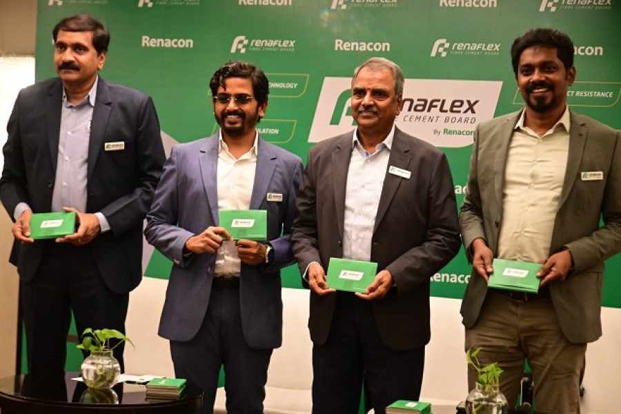 Renacon introduced 'Renaflex' fiber cement boards (FCB)