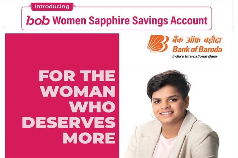 Bank of Baroda Introduces Wellness-Linked bob Women Sapphire Savings Account