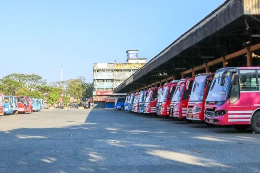 Private bus signal strike started in state