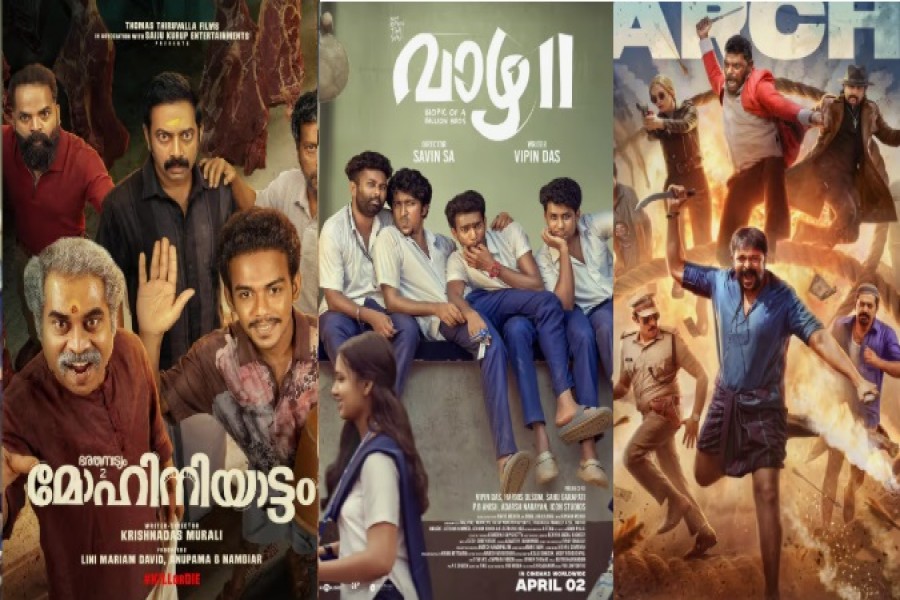 The actor appeared in all 3 hit sequels released in Malayalam within two weeks.