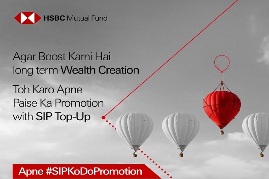 HSBC with Mutual Fund SIP Top Up Digital Awareness Campaign