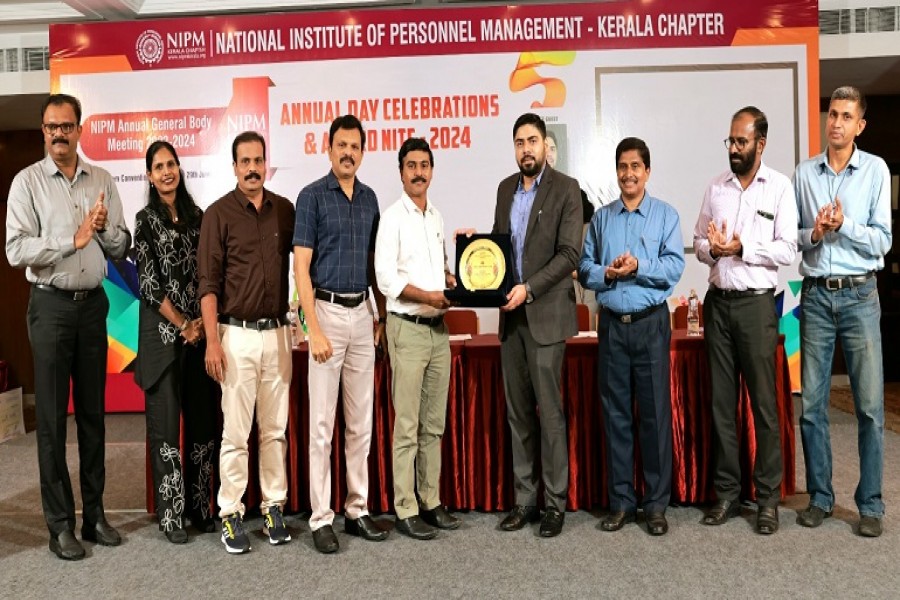 National Institute of Personnel Management's Best CSR award to Nita Jalattin