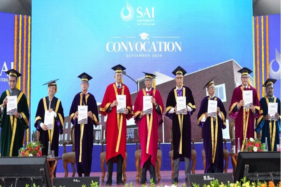 SAI University held its third convocation ceremony.